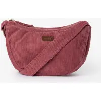 Sissy-Boy Donkerroze Corduroy Crossbody Tas