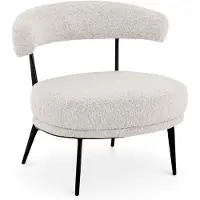 Idimex Loungestoel MANAO met stoffen bekleding – beige