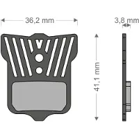 Brenta Ciclo Light Tech Elixir 9/7/cr/xx/x0/t/tl Avid/sram Remblokken Schijfrem