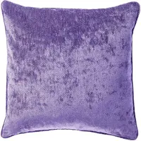 Dutch decor LEWY - sierkussen 45x45 cm - glansvelours - Very Peri - paars - Inclusief binnenkussen - Luxe kussens voor woonkamer & bank