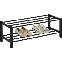 Idimex NAVAN schoenenrek in zwart metalen frame, hoofdafbeelding