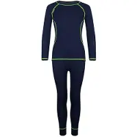 TROLLKIDS - Kid's Merino Baselayer Set - Merino-ondergoed 110, blauw