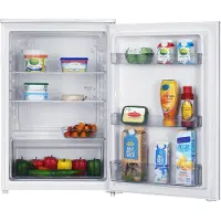 Tomado TLT5501W tafelmodel koelkast energiezuinig - 126 liter - Zonder vriesvak - 55 cm breed - Zeer stil: 35 dB - Led-verlichting - Energielabel C - Vrijstaand - Wit