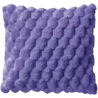 Dutch decor VIVA - kussenhoes 45x45 cm - superzacht - 100% gerecycled - Liberty - paars - met rits - zonder binnenkussen