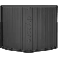 Frogum DRY ZONE Kofferbakmat - Geschikt voor MITSUBISHI LANCER VIII Hatchback (2007-2017) - Lage laadvloer - TPE Rubber - Zwart