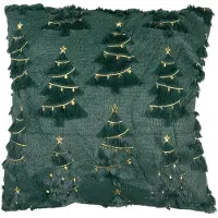 Clayre & Eef Sierkussen 45x45 cm Groen Synthetisch