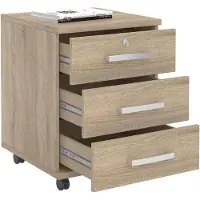 Idimex Rolcontainer VANCOUVER in Sonoma-eiken met 3 lades