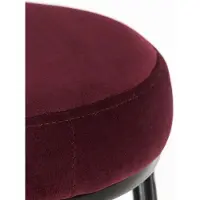 Light & Living Light&living Barkruk Ø41x73 cm ALICE velvet bordeaux+mat zwart