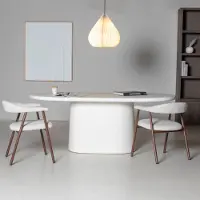 Giga Meubel Eettafel Romy Off-White Ovaal 160cm