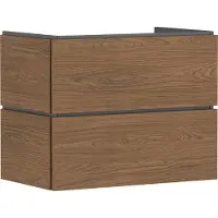 Hansgrohe Xilesa E - Badmeubel - 780/470mm maat - 2 lades - Voor wastafel - Cashmere Oak