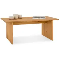 Idimex SALTO salontafel van massief grenenhout, gebeitst/gewaxt - minimalistische woonkamertafel, rechthoekig, sofatafel geschikt voor elke woonkamer - belangrijkste afbeelding