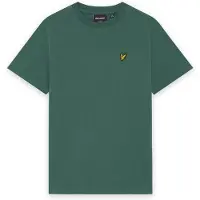 Lyle & Scott T-shirt Ecru Jongens Stretchkatoen Ronde hals Effen - maat 152/158