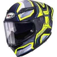 Suomy Stellar 2 Blackstar, integraalhelm ,Donkerblauw/Geel/Grijs ,XS
