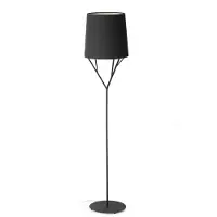 Faro 29868, zwart, staal, IP20, klasse II, E27, 1 lamp(en)