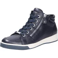 Ara - 1244499 OM-ST-HIGHT-SOFT - Hoge sneakersVeterlaarzenDames veterschoenenDames sneakersHalf-hoge schoenen - Kleur: Blauw - Maat: 36
