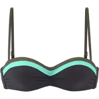s.Oliver Bikinitop antraciet / mintgroen