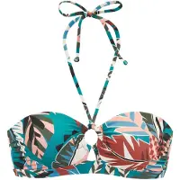 Buffalo Bikinitop aqua / rosa / bourgogne / zwart