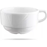 Lubiana Ljubljana Arcadia Kop in Schotel 180 ml - Wit Porselein