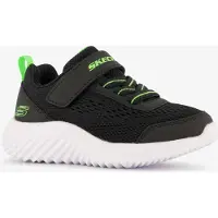 SKECHERS bounder jongens sneakers zwart groen maat 23