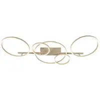 Lucide NICOLA - Plafonnière (Plafondlamp) - LED - CCT - 1x37W 2700K/4000K - Taupe - Essential