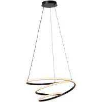 Lucide Moderne Hanglamp Espiral Zwart 40w