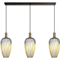 Lucide AURELIE - Hanglamp - 3xGU10 (MR11) - Goud - Vibes
