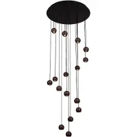 Lucide MONTANA - Hanglamp - LED Dimb. - CCT - 16x5,7W 2700K/4000K - Koffie | Premium