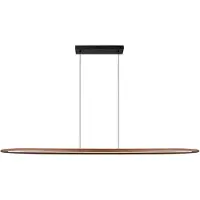 Lucide LANGHOLT – Ingebouwde lamp – LED met dimfunctie – Kleurtemperatuur instelbaar – 1x28 W, 2200 K/4000 K – Uitstraling van licht hout | Vibes