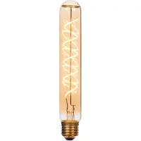 Lucide T32 - Filament lamp - Ø 3,2 cm - LED 3 StepDim (Memory) - E27 - 1x4,9W 2200K - Amber