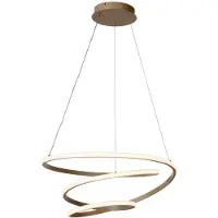 Lucide Moderne hanglamp Espiral zand bruin 40W