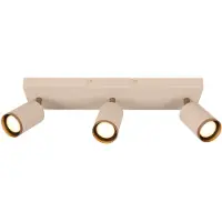 Lucide REGINA - Plafondspot - 3xGU10 - Taupe | Essential