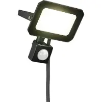 Reality FUNCHAL - Wandlamp - Zwart mat - incl. 1x SMD 20 W - Bewegingssensor - Wandmontage - Niet geschikt voor externe dimmer - Kantelbaar - 4000K - Buitenverlichting - IP44
