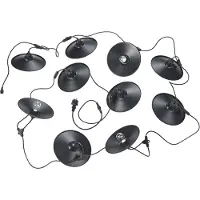 RL LIVE YOUR LIGHT REALITY CHAIN - Lichtsnoer - Zwart mat - incl. 10x E27 1 W - Niet geschikt voor externe dimmer - Wand- en plafondmontage - Buitenverlichting - IP44