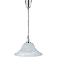 TRIO Hanglamp Series 3407 chroom met mintglas