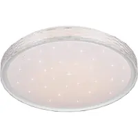 TRIO Plafonniere Varda met sterreneffect wit Ø 39cm