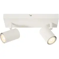 Lucide AMIGO - Plafondspot - 2xGU10 - Wit