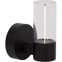 Lucide FILANI - Wandlamp Binnen/Buiten - LED - 1x6,5W 2700K - IP54 - Zwart | Essential