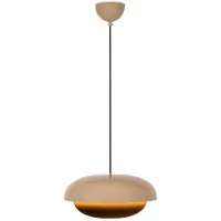 Lucide YOUNES - Hanglamp - Ø 40 cm - 1xE27 - Taupe - Essential