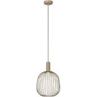 Lucide ESTEREL - Hanglamp - Ø 25 cm - 1xGU10 (MR11) - Taupe - Essential