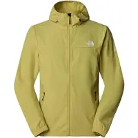 The North Face - Mountain Athletics Hooded Wind Jacket - Softshelljack M, olijfgroen/beige