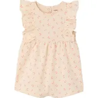Vertbaudet Babyromper Basics met geruite mouwtjes