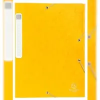 Exacompta 25x Cartobox Archiefdoos Rug 25mm - A4 (vlak geleverd) - Geel - 18506H