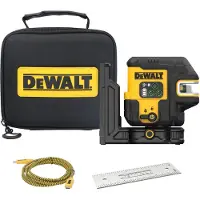 DeWalt DCLE14251GB-XJ Kruislijnlaser In Tas - 5 Lijnen - Groen - 20m - IP65
