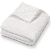 Beurer Elektrische Deken Premium - Warmtedeken - 1 persoons 180x130cm - Knuffeldeken - BSS (Safety System) - Wit - 3 Jaar Garantie