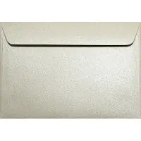 Netuno Metallic (parelmoer) Beige enveloppen C6 - 114 x 162 mm - A6 - 25 stuks - NK natgelijmde - 120 gram - Majestic -
