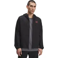 Under Armour Stretch Woven Windbreaker Zwart Rood
