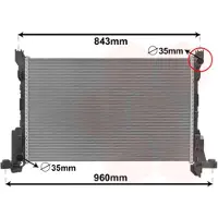 VAN WEZEL 43002625 Radiateur