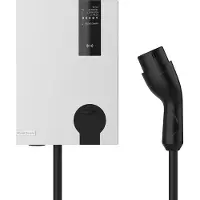 Raedian NEO - 22 kW - Type 2 - 3 Fasen laadpaal met MID meter 7.5 meter kabel - zilver