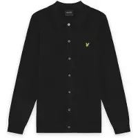 Lyle & Scott Gebreid vest zwart