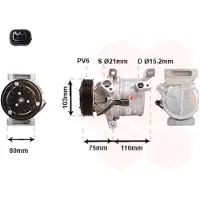 VAN WEZEL 1501K702 Aircopomp